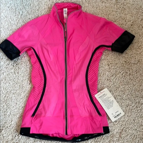 Lululemon Pink Biker Jacket Lululemon Strawberry Milkshake Pink
